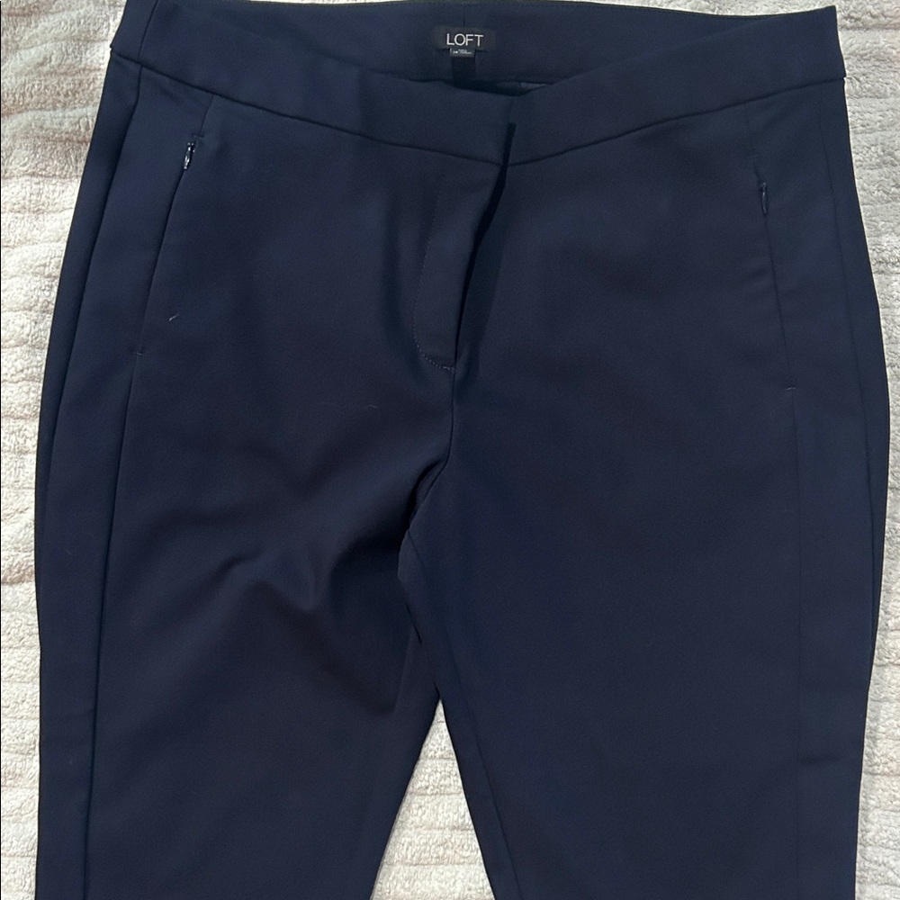 LOFT Women's Dark Blue Trousers